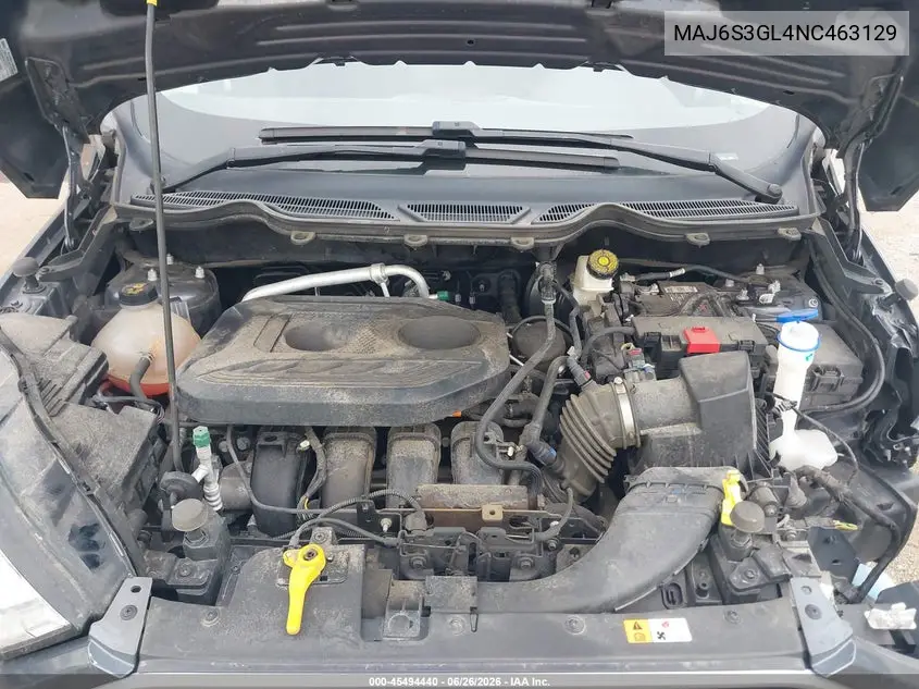 2022 Ford Ecosport Se VIN: MAJ6S3GL4NC463129 Lot: 45494440