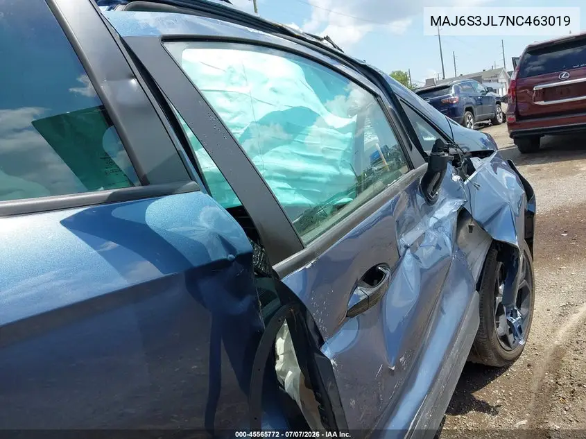 2022 Ford Ecosport Ses VIN: MAJ6S3JL7NC463019 Lot: 45565772
