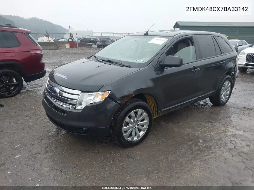2007 Ford Edge Sel VIN: 2FMDK48CX7BA33142 Lot: 45658534
