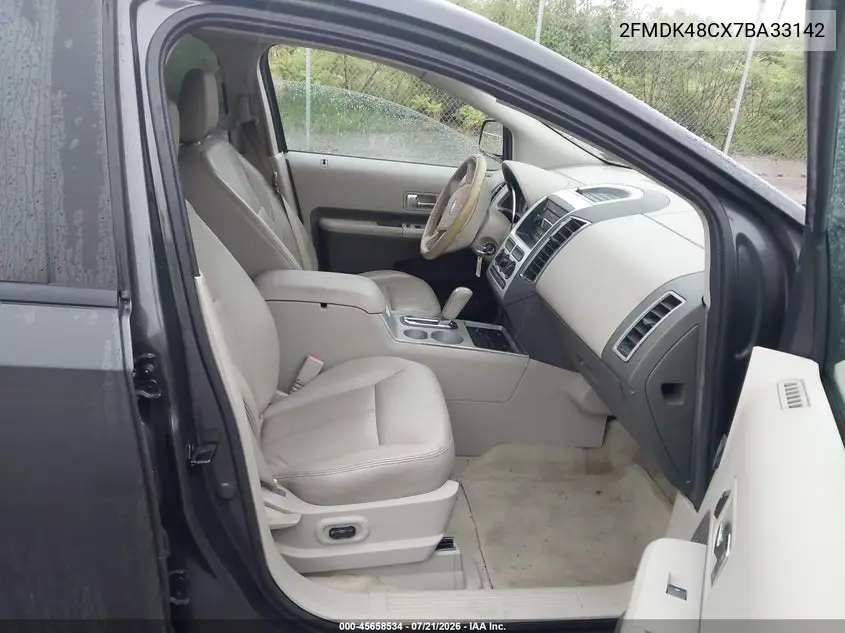 2007 Ford Edge Sel VIN: 2FMDK48CX7BA33142 Lot: 45658534