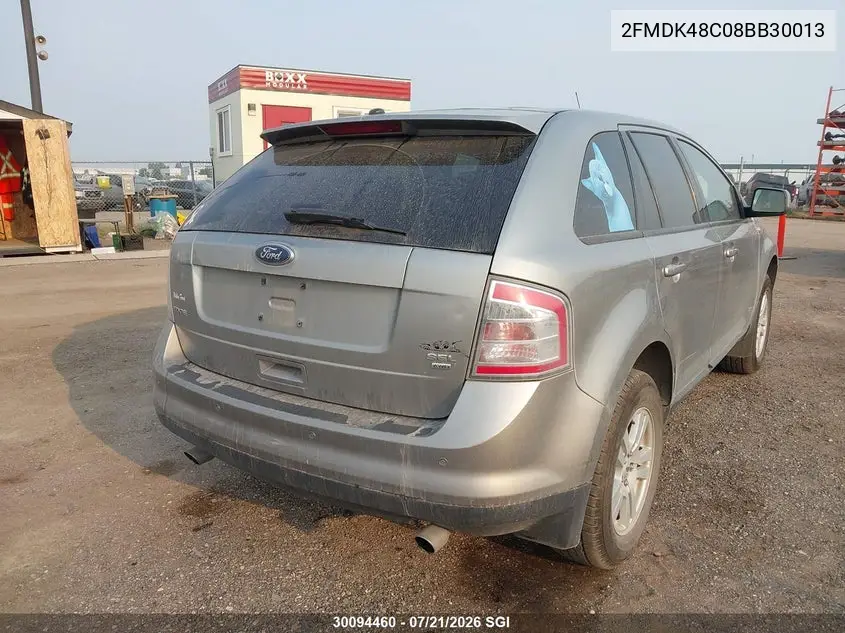 2008 Ford Edge Sel VIN: 2FMDK48C08BB30013 Lot: 30094460