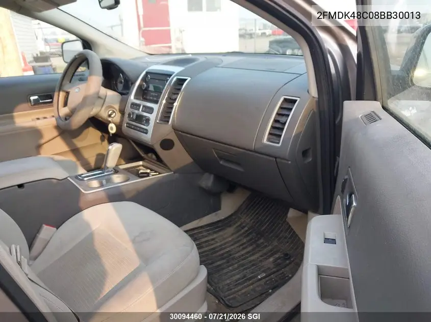 2008 Ford Edge Sel VIN: 2FMDK48C08BB30013 Lot: 30094460