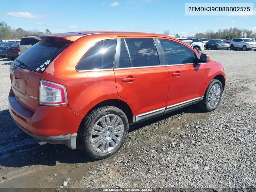 2FMDK39C08BB02575 2008 Ford Edge Limited