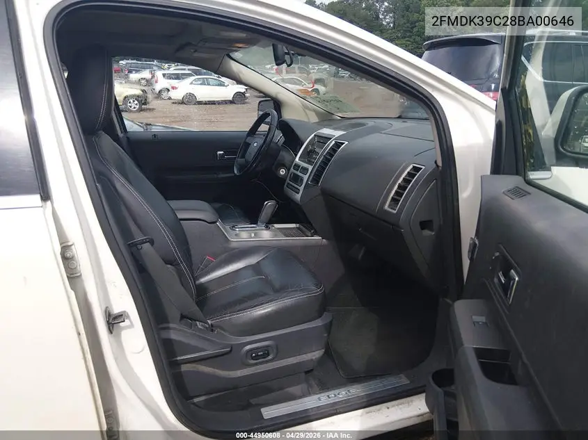 2FMDK39C28BA00646 2008 Ford Edge Limited