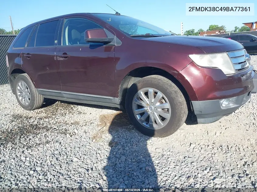 2FMDK38C49BA77361 2009 Ford Edge Sel