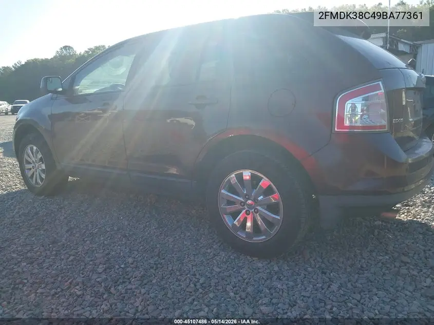 2FMDK38C49BA77361 2009 Ford Edge Sel