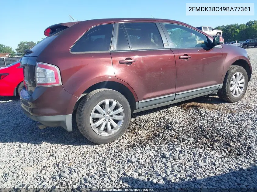 2FMDK38C49BA77361 2009 Ford Edge Sel