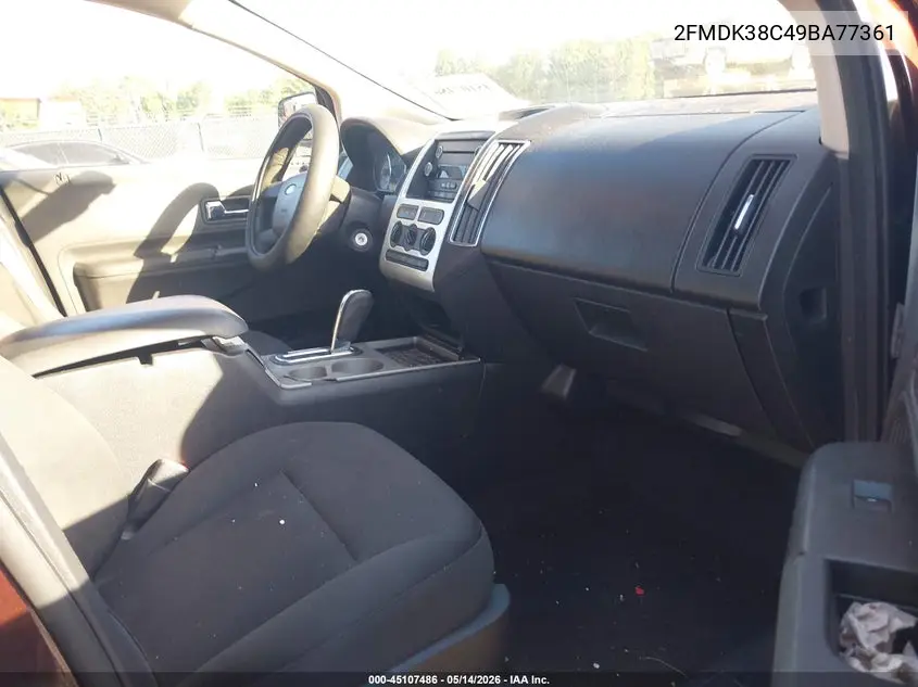 2FMDK38C49BA77361 2009 Ford Edge Sel