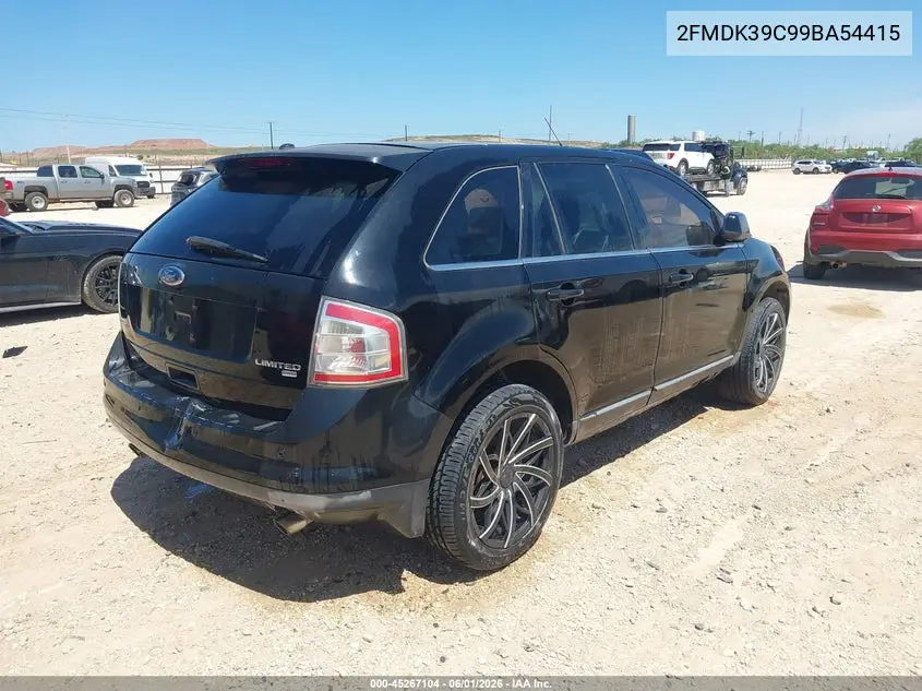 2009 Ford Edge Limited VIN: 2FMDK39C99BA54415 Lot: 45267104