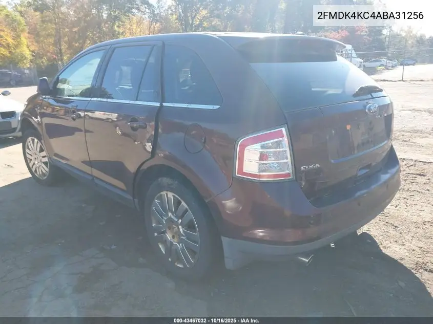2FMDK4KC4ABA31256 2010 Ford Edge Limited