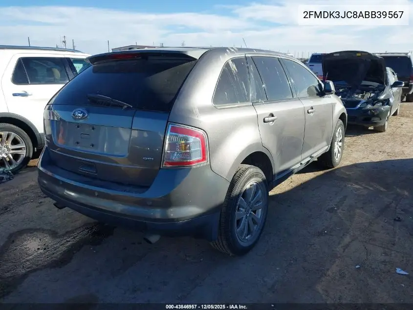 2FMDK3JC8ABB39567 2010 Ford Edge Sel
