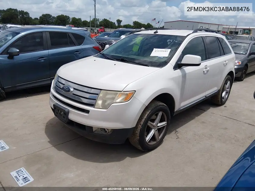 2FMDK3KC3ABA88476 2010 Ford Edge Limited