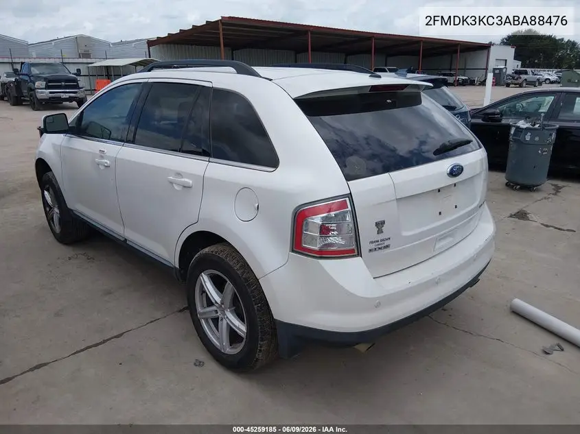 2FMDK3KC3ABA88476 2010 Ford Edge Limited