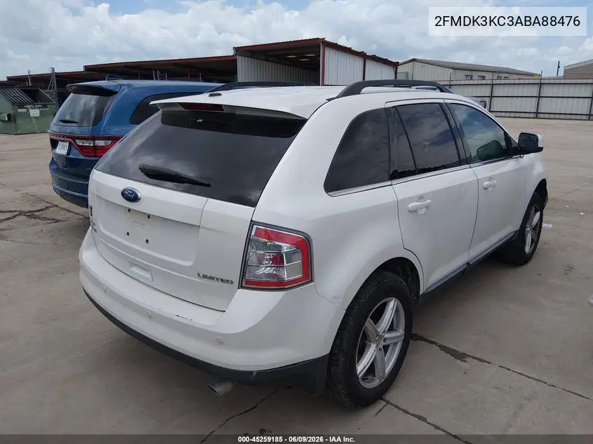 2FMDK3KC3ABA88476 2010 Ford Edge Limited