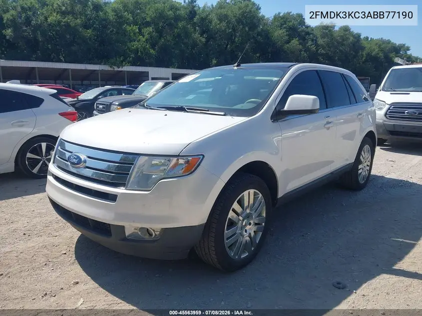 2010 Ford Edge Limited VIN: 2FMDK3KC3ABB77190 Lot: 45563959