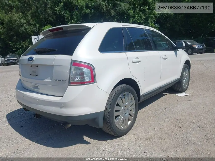 2010 Ford Edge Limited VIN: 2FMDK3KC3ABB77190 Lot: 45563959