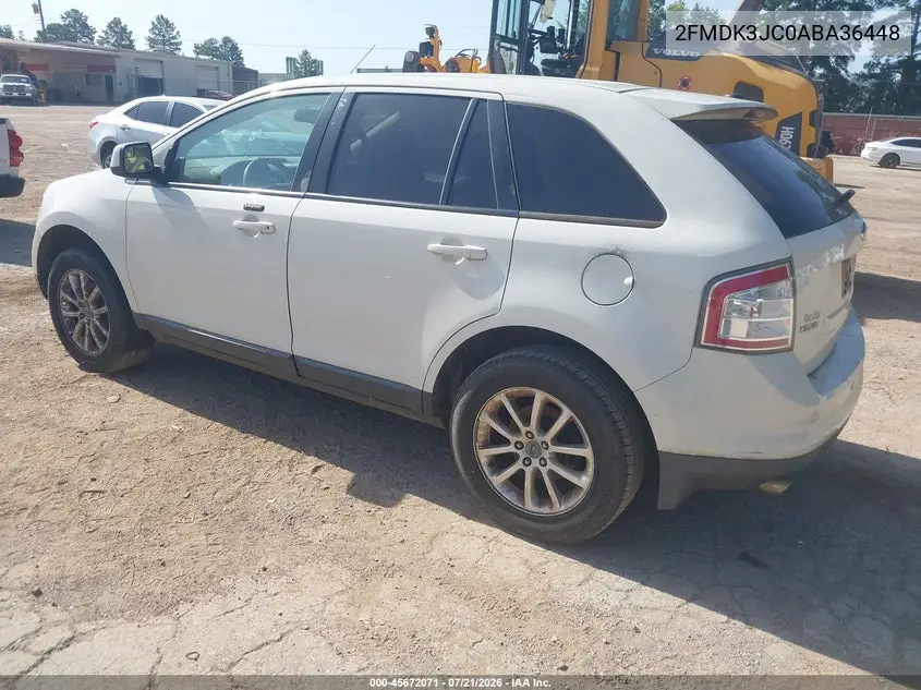 2010 Ford Edge Sel VIN: 2FMDK3JC0ABA36448 Lot: 45672071