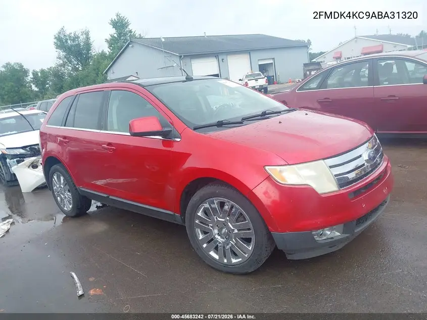 2010 Ford Edge Limited VIN: 2FMDK4KC9ABA31320 Lot: 45683242