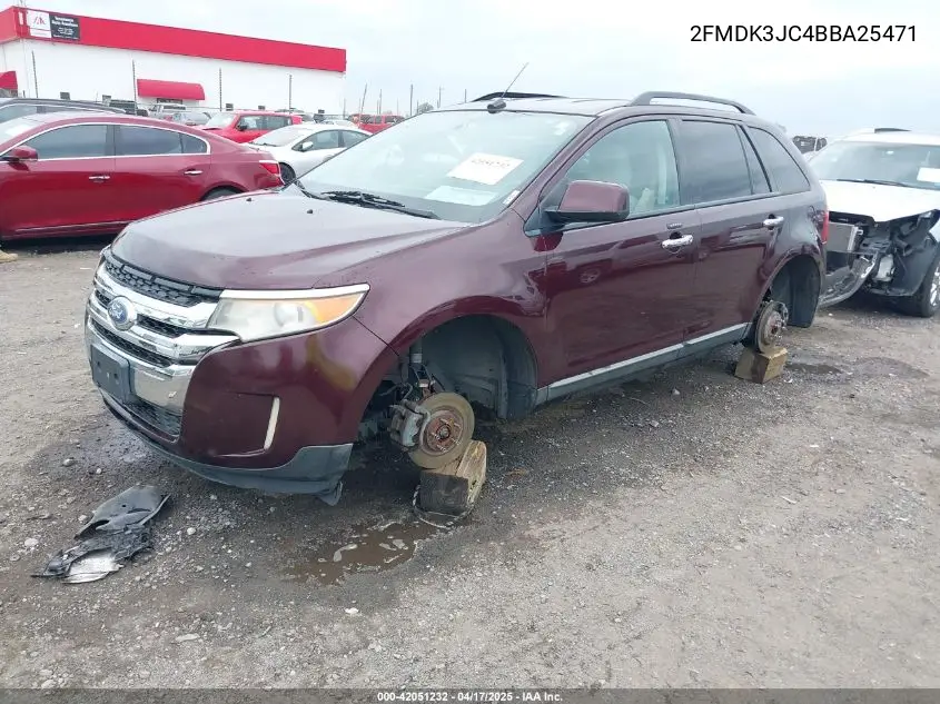 2FMDK3JC4BBA25471 2011 Ford Edge Sel