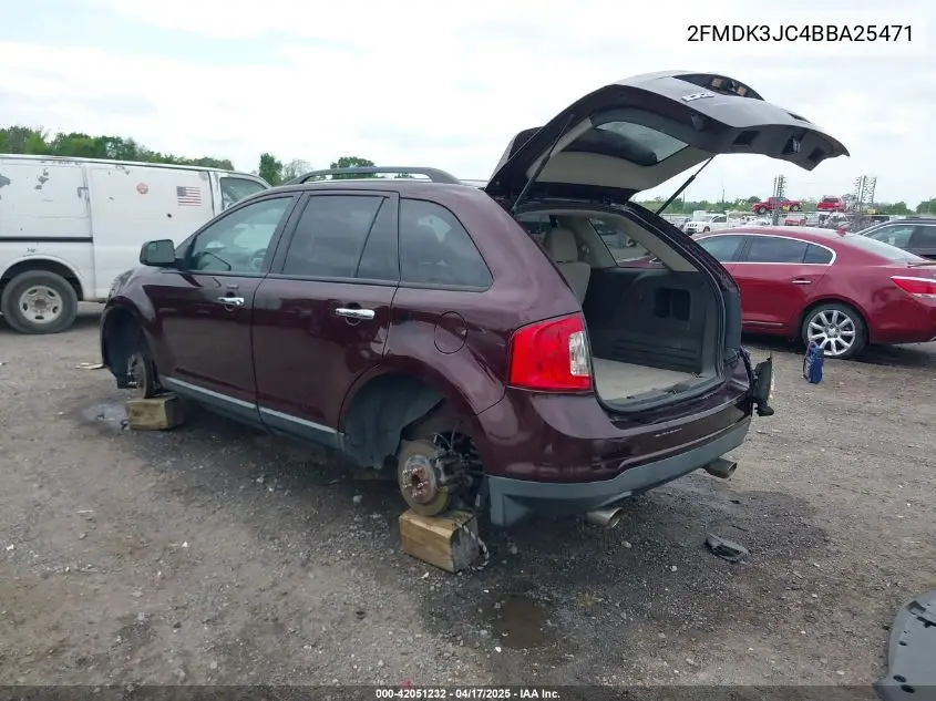 2FMDK3JC4BBA25471 2011 Ford Edge Sel
