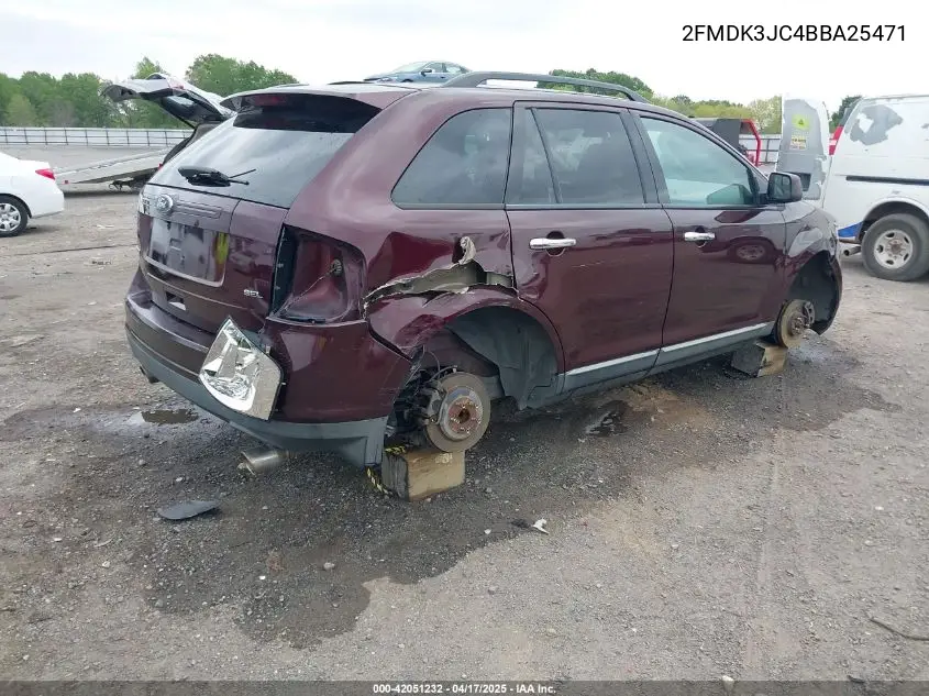2FMDK3JC4BBA25471 2011 Ford Edge Sel