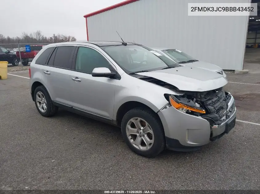 2FMDK3JC9BBB43452 2011 Ford Edge Sel