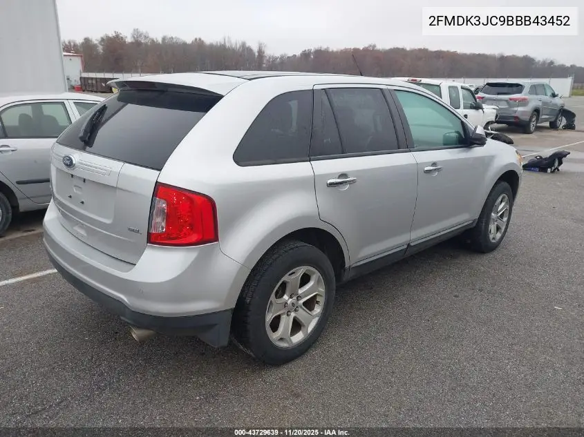 2FMDK3JC9BBB43452 2011 Ford Edge Sel