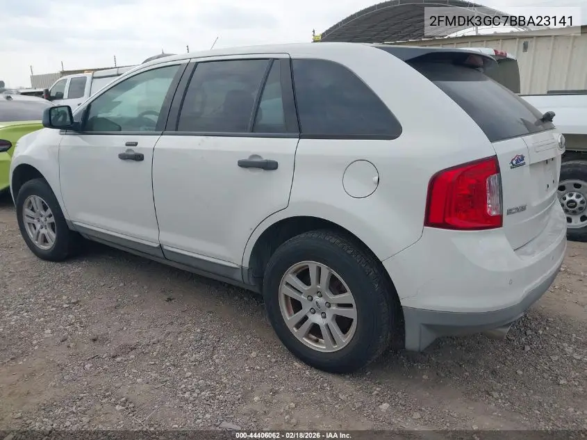 2FMDK3GC7BBA23141 2011 Ford Edge Se