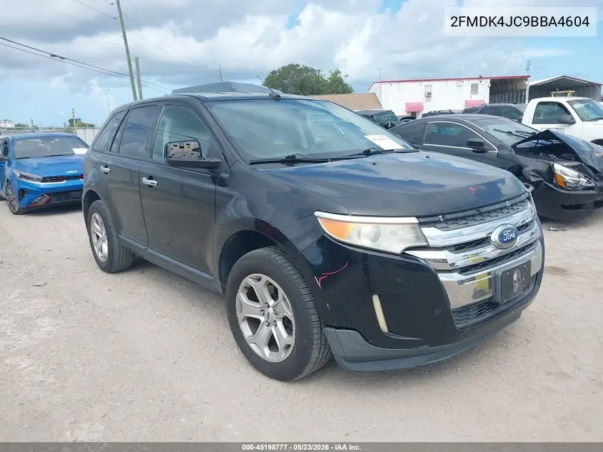 2011 Ford Edge Sel VIN: 2FMDK4JC9BBA46046 Lot: 45198777