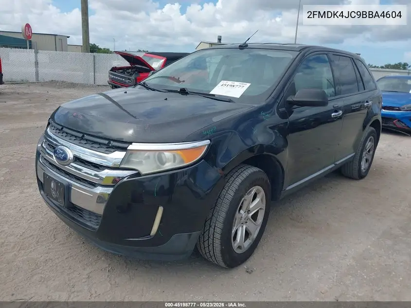 2011 Ford Edge Sel VIN: 2FMDK4JC9BBA46046 Lot: 45198777