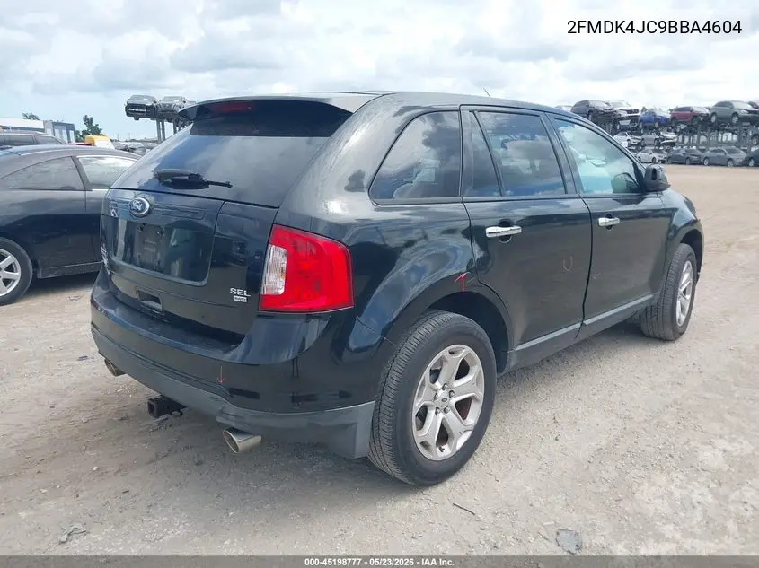 2011 Ford Edge Sel VIN: 2FMDK4JC9BBA46046 Lot: 45198777