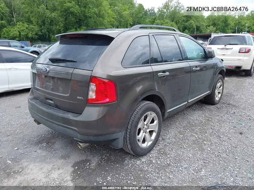 2011 Ford Edge Sel VIN: 2FMDK3JC8BBA26476 Lot: 45387193