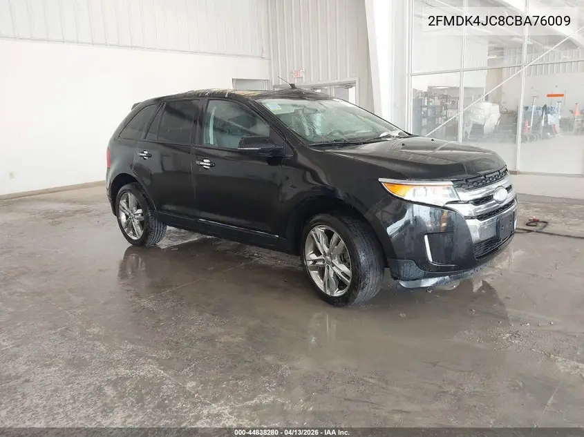 2FMDK4JC8CBA76009 2012 Ford Edge Sel