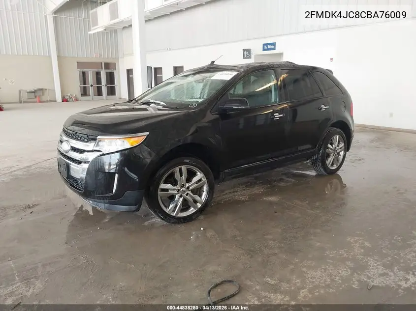 2FMDK4JC8CBA76009 2012 Ford Edge Sel
