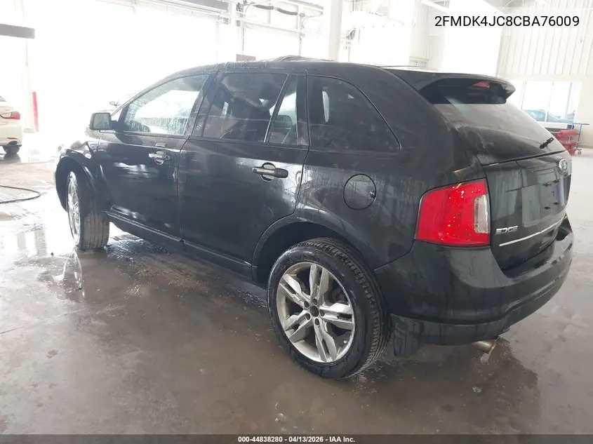 2FMDK4JC8CBA76009 2012 Ford Edge Sel