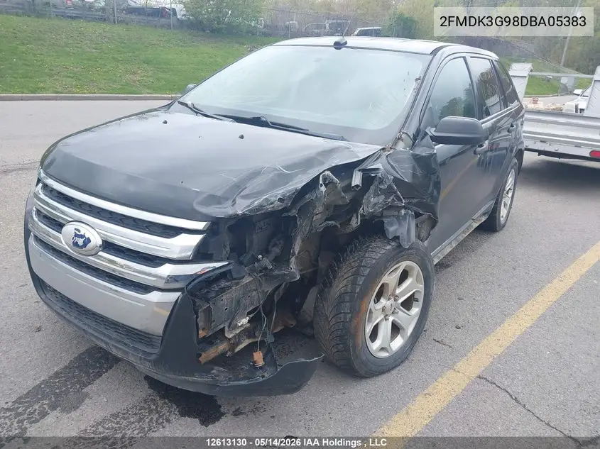 2013 Ford Edge VIN: 2FMDK3G98DBA05383 Lot: 12613130