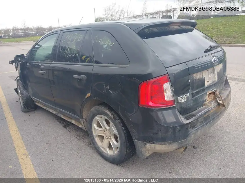2013 Ford Edge VIN: 2FMDK3G98DBA05383 Lot: 12613130