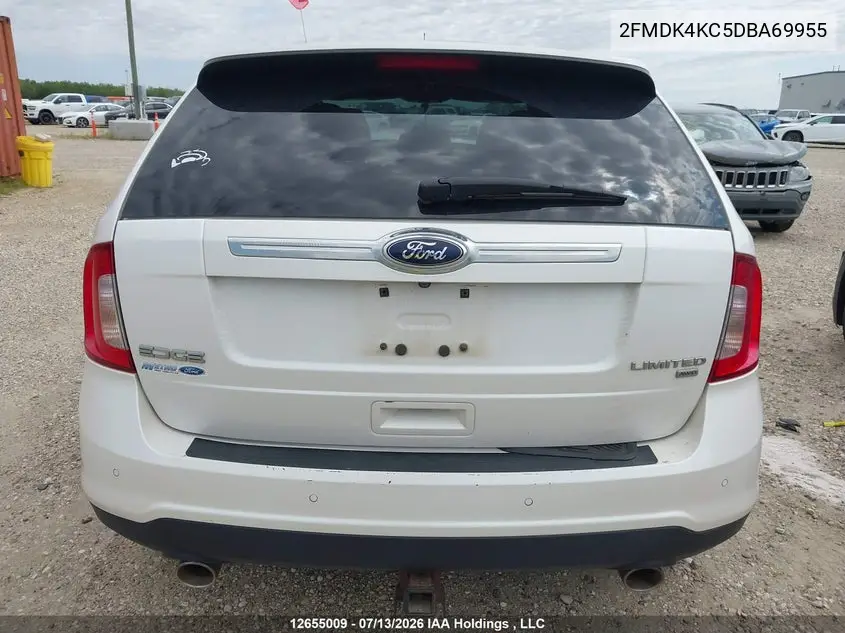2013 Ford Edge Limited VIN: 2FMDK4KC5DBA69955 Lot: 12655009
