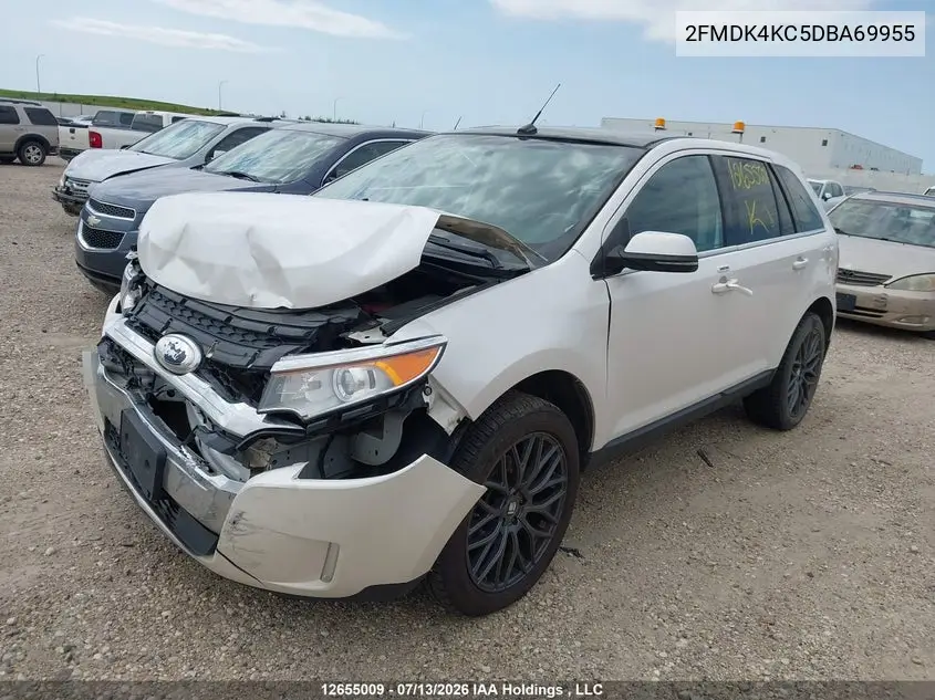 2013 Ford Edge Limited VIN: 2FMDK4KC5DBA69955 Lot: 12655009