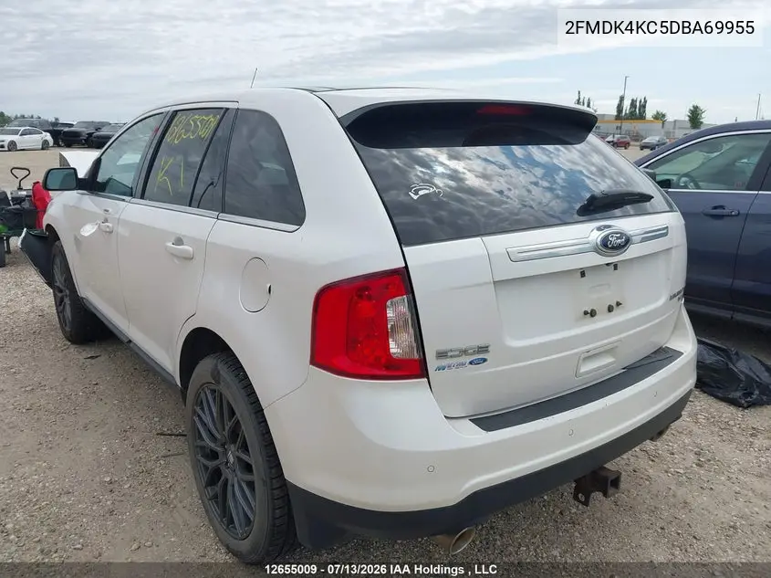 2013 Ford Edge Limited VIN: 2FMDK4KC5DBA69955 Lot: 12655009