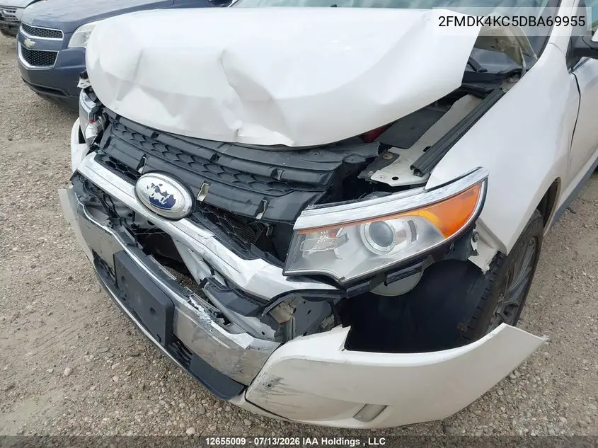 2013 Ford Edge Limited VIN: 2FMDK4KC5DBA69955 Lot: 12655009