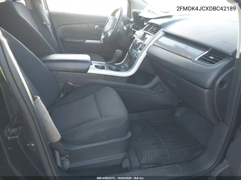 2FMDK4JCXDBC42189 2013 Ford Edge Sel