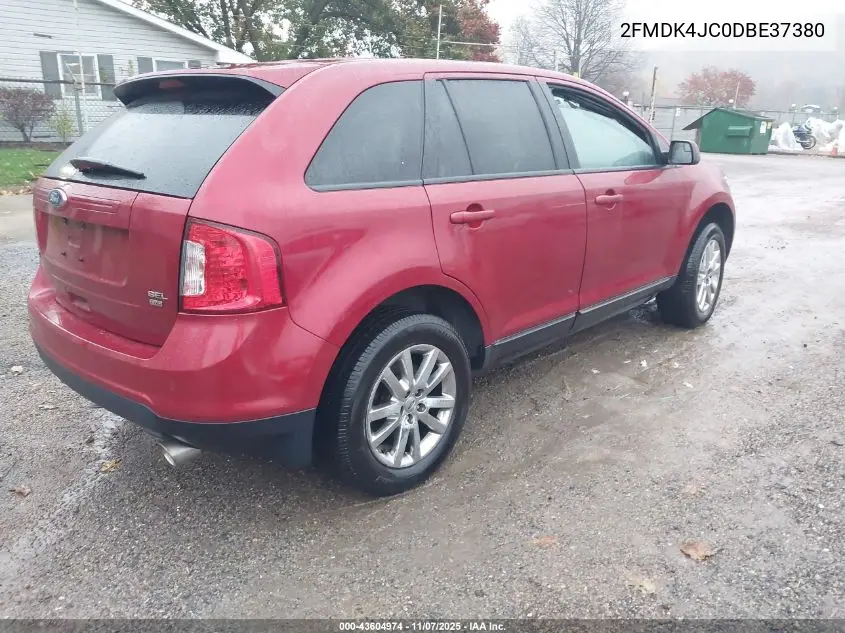 2FMDK4JC0DBE37380 2013 Ford Edge Sel
