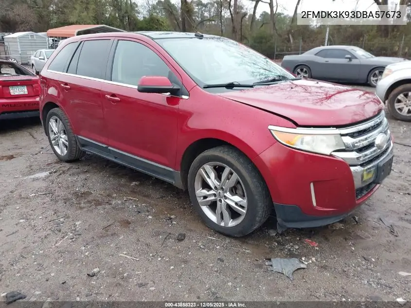 2FMDK3K93DBA57673 2013 Ford Edge Limited