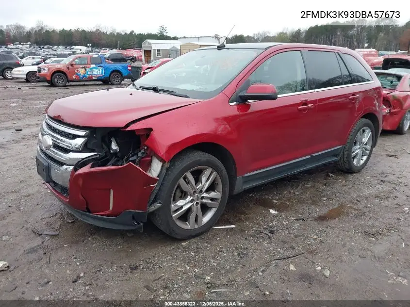 2FMDK3K93DBA57673 2013 Ford Edge Limited