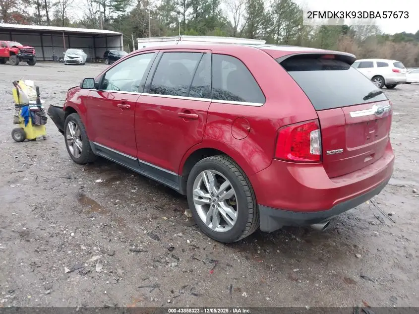 2FMDK3K93DBA57673 2013 Ford Edge Limited