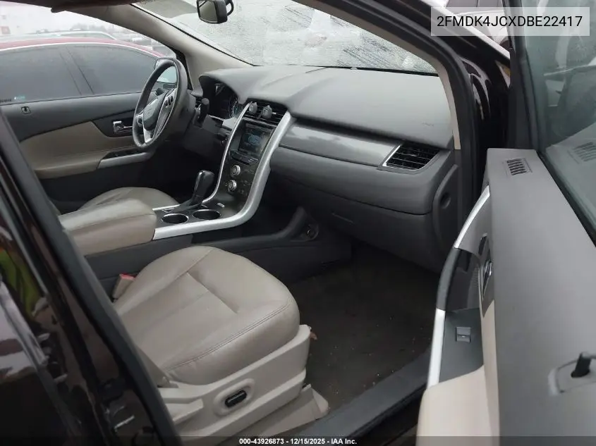2FMDK4JCXDBE22417 2013 Ford Edge Sel