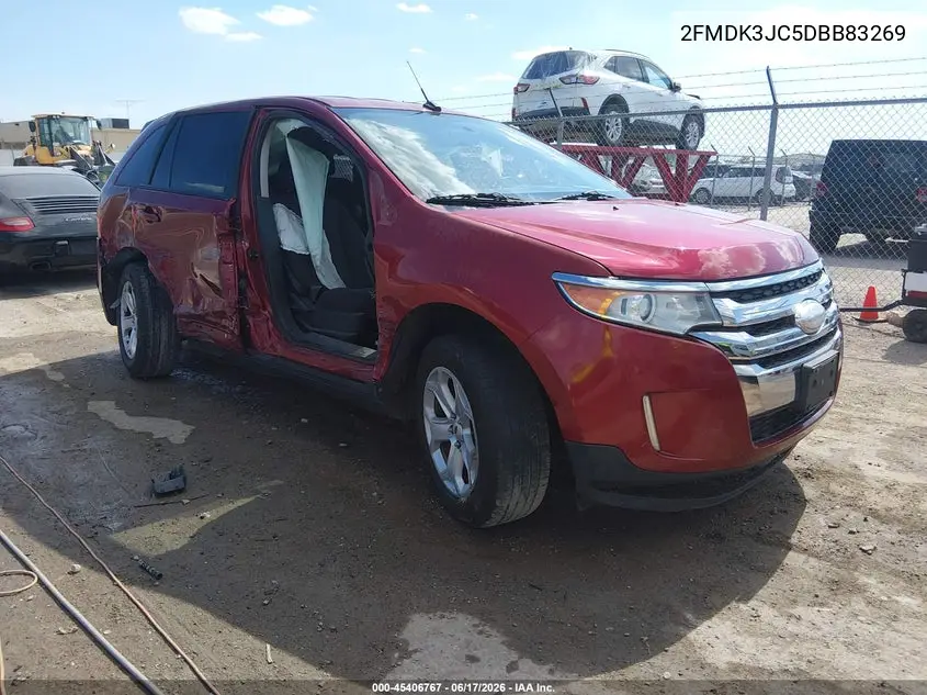 2013 Ford Edge Sel VIN: 2FMDK3JC5DBB83269 Lot: 45406767