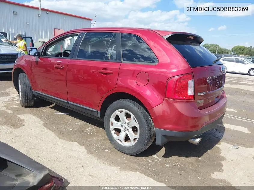 2013 Ford Edge Sel VIN: 2FMDK3JC5DBB83269 Lot: 45406767