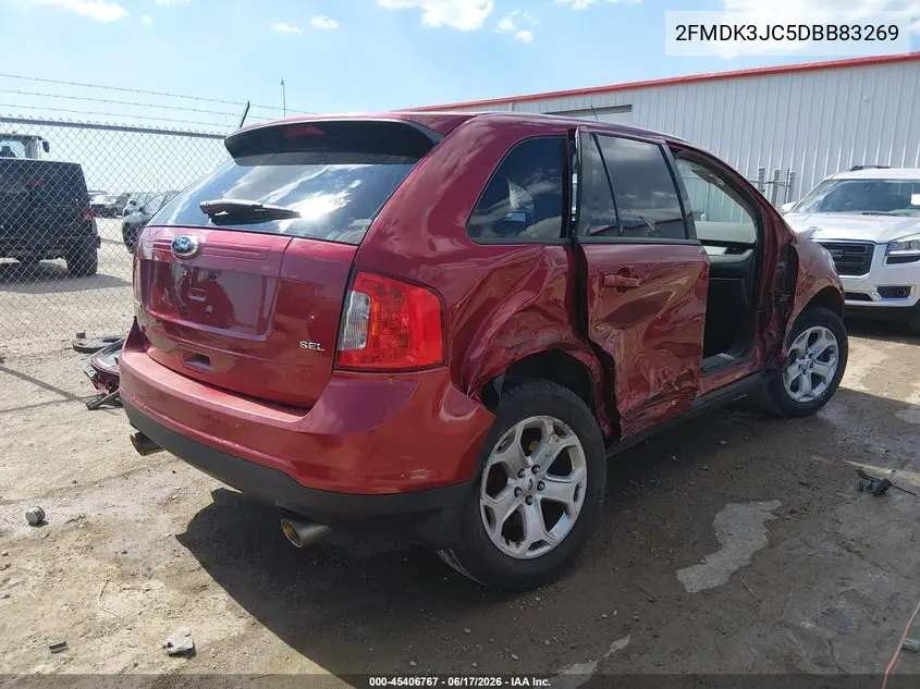2013 Ford Edge Sel VIN: 2FMDK3JC5DBB83269 Lot: 45406767